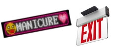 Digital Signs and Exit Signs